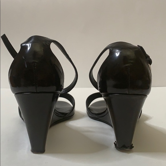 PRADA black wedges with straps - Picture 9 of 9